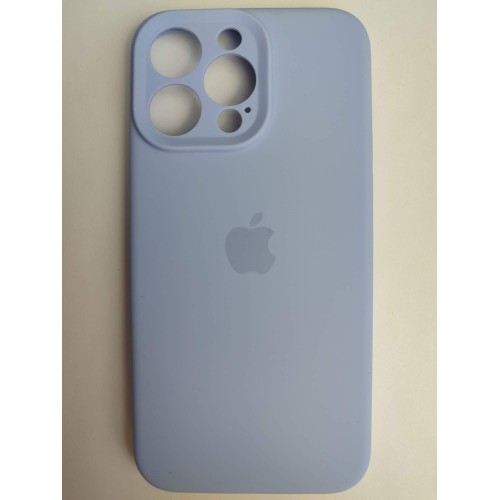 Чехол силиконовый Silicone Case ORG iPhone 14 Pro Max (защита камеры) сиреневый 