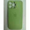 Чехол силиконовый Silicone Case ORG iPhone 14 Pro Max (защита камеры) светло-зеленый