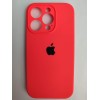 Чехол силиконовый Silicone Case ORG iPhone 14 Pro (защита камеры) розовый (06)