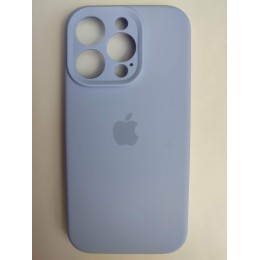 Чехол силиконовый Silicone Case ORG iPhone 14 Pro (защита камеры) сиреневый (16)