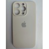 Чехол силиконовый Silicone Case ORG iPhone 14 Pro (защита камеры) светло-желтый