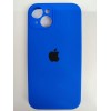 Чехол силиконовый Silicone Case ORG iPhone 14 (защита камеры) синий (13)