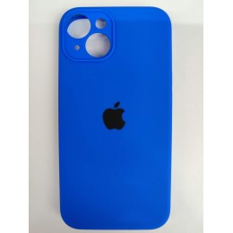 Чехол силиконовый Silicone Case ORG iPhone 14 (защита камеры) синий (13)