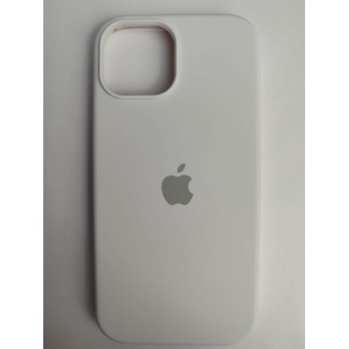 Чехол силиконовый Silicone Case ORG iPhone 15 (10) белый