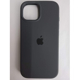 Чехол силиконовый Silicone Case ORG iPhone 15 графит (25)