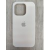 Чехол силиконовый Silicone Case ORG iPhone 15 Pro белый (10)