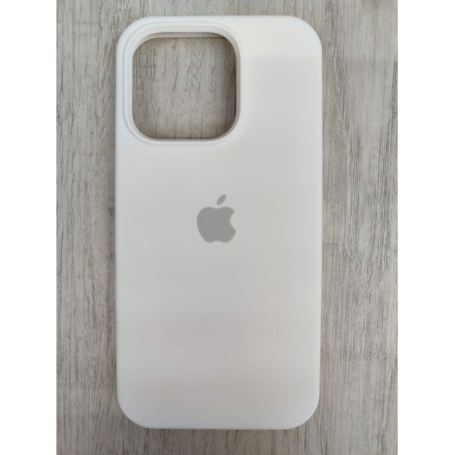 Чехол силиконовый Silicone Case ORG iPhone 15 Pro белый (10)