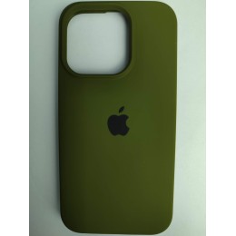Чехол силиконовый Silicone Case ORG iPhone 15 Pro хаки (13)