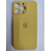 Чехол силиконовый Silicone Case ORG iPhone 15 Pro Max (защита камеры) горчичный