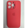 Чехол силиконовый Silicone Case ORG iPhone 15 Pro (защита камеры) красный 