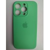 Чехол силиконовый Silicone Case ORG iPhone 15 Pro (защита камеры) мятный (11)