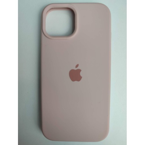Чехол силиконовый Silicone Case ORG iPhone 15 пудра (02)