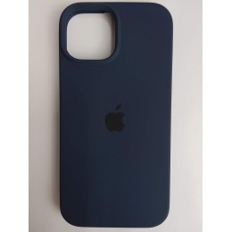Чехол силиконовый Silicone Case ORG iPhone 15 темно-синий (21)