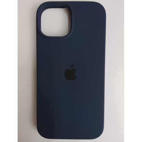 Чехол силиконовый Silicone Case ORG iPhone 15 темно-синий (21)