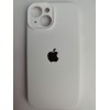 Чехол силиконовый Silicone Case ORG iPhone 15 (защита камеры) белый (01)