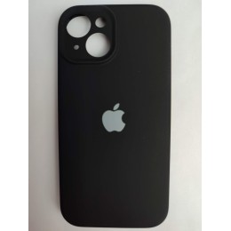 Чехол силиконовый Silicone Case ORG iPhone 15 (защита камеры) черный