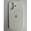 Чехол силиконовый Silicone Case ORG iPhone 16 белый (01)