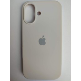 Чехол силиконовый Silicone Case ORG iPhone 16 бежевый (27)