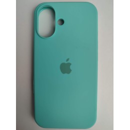Чехол силиконовый Silicone Case ORG iPhone 16 бирюзовый (11)