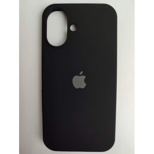 Чехол силиконовый Silicone Case ORG iPhone 16 черный (18)