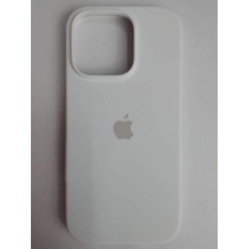 Чехол силиконовый Silicone Case ORG iPhone 16 Pro белый (01)