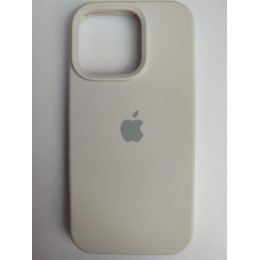 Чехол силиконовый Silicone Case ORG iPhone 16 Pro бежевый (27)