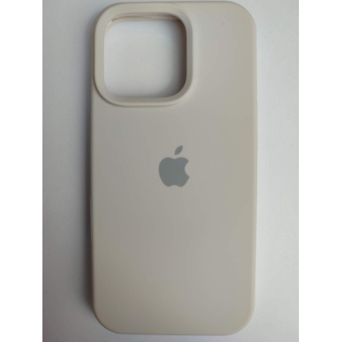 Чехол силиконовый Silicone Case ORG iPhone 16 Pro бежевый (27)