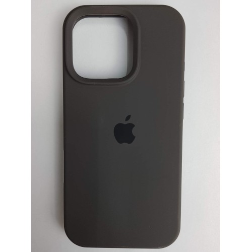Чехол силиконовый Silicone Case ORG iPhone 16 Pro графит (25)