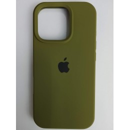 Чехол силиконовый Silicone Case ORG iPhone 16 Pro хаки (13)
