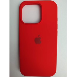 Чехол силиконовый Silicone Case ORG iPhone 16 Pro красный (07)
