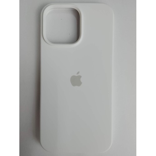 Чехол силиконовый Silicone Case ORG iPhone 16 Pro Max белый (01)