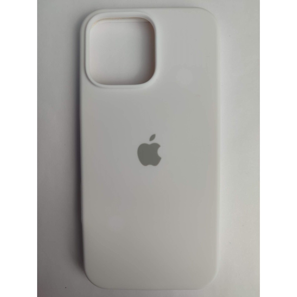 Чехол силиконовый Silicone Case ORG iPhone 16 Pro Max белый (09)