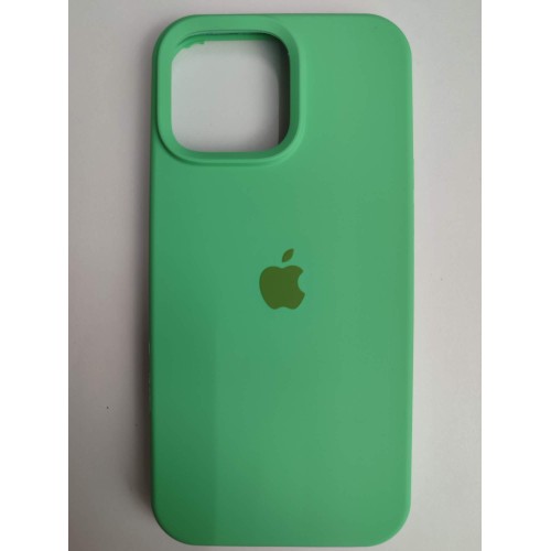 Чехол силиконовый Silicone Case ORG iPhone 16 Pro Max мятный (12)
