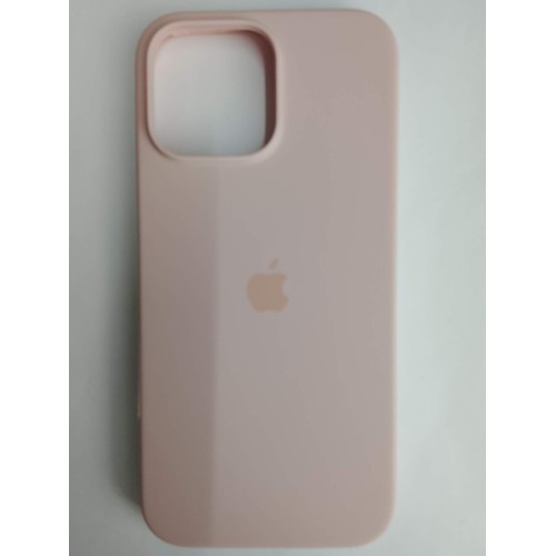 Чехол силиконовый Silicone Case ORG iPhone 16 Pro Max пудра (02)