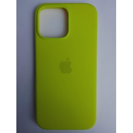 Чехол силиконовый Silicone Case ORG iPhone 16 Pro Max салатовый