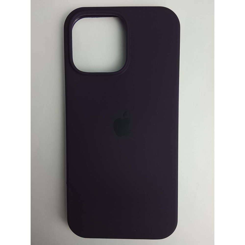 Чехол силиконовый Silicone Case ORG iPhone 16 Pro Max темно-фиолетовый