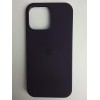 Чехол силиконовый Silicone Case ORG iPhone 16 Pro Max темно-фиолетовый