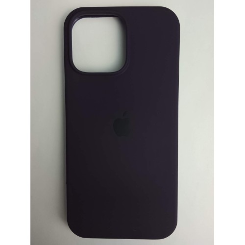 Чехол силиконовый Silicone Case ORG iPhone 16 Pro Max темно-фиолетовый