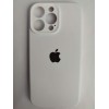Чехол силиконовый Silicone Case ORG iPhone 16 Pro Max (защита камеры) белый