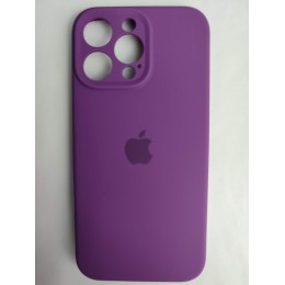 Чехол силиконовый Silicone Case ORG iPhone 16 Pro Max (защита камеры) фиолетовый (24)