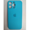 Чехол силиконовый Silicone Case ORG iPhone 16 Pro Max (защита камеры) голубой