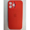 Чехол силиконовый Silicone Case ORG iPhone 16 Pro Max (защита камеры) красный (07)