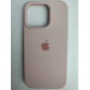 Чехол силиконовый Silicone Case ORG iPhone 16 Pro пудра (02)