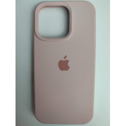 Чехол силиконовый Silicone Case ORG iPhone 16 Pro пудра (02)
