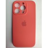 Чехол силиконовый Silicone Case ORG iPhone 16 Pro (защита камеры) коралловый