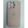 Чехол силиконовый Silicone Case ORG iPhone 16 Pro (защита камеры) пудра (02)