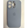 Чехол силиконовый Silicone Case ORG iPhone 16 Pro (защита камеры) серый (26)
