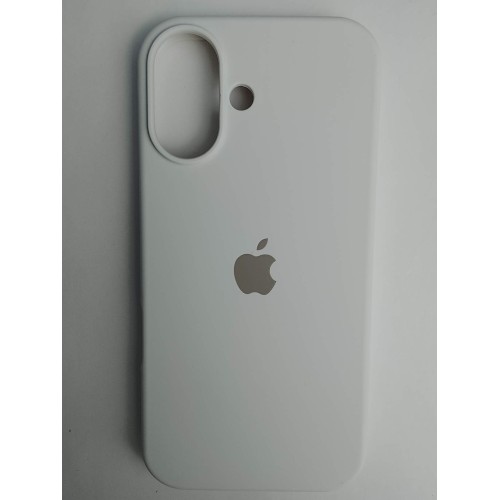 Чехол силиконовый Silicone Case ORG iPhone 17 белый (01)