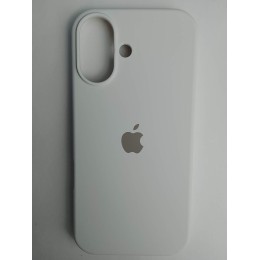 Чехол силиконовый Silicone Case ORG iPhone 17 белый (02)