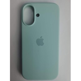 Чехол силиконовый Silicone Case ORG iPhone 17 голубой (10)